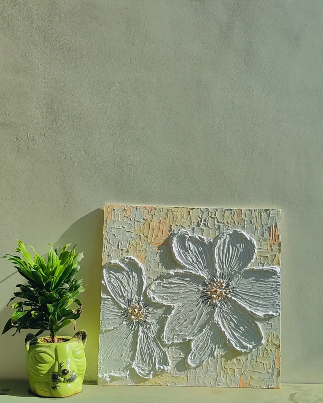 Floral texture painting on canvas — ₹2,999 by Artistic_shainkey ...
